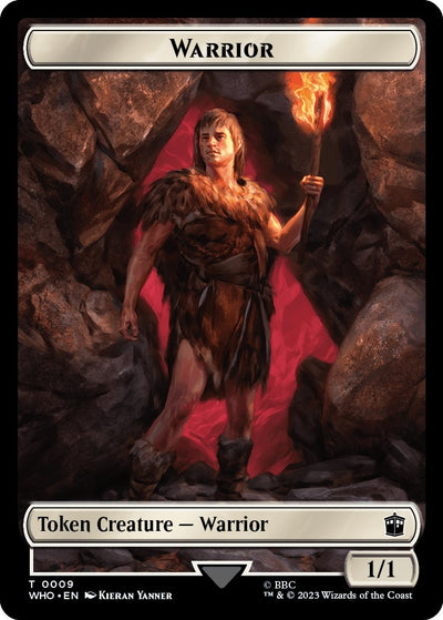 Warrior // Clue (0021) Double-Sided Token (9 // 21) (WHO)