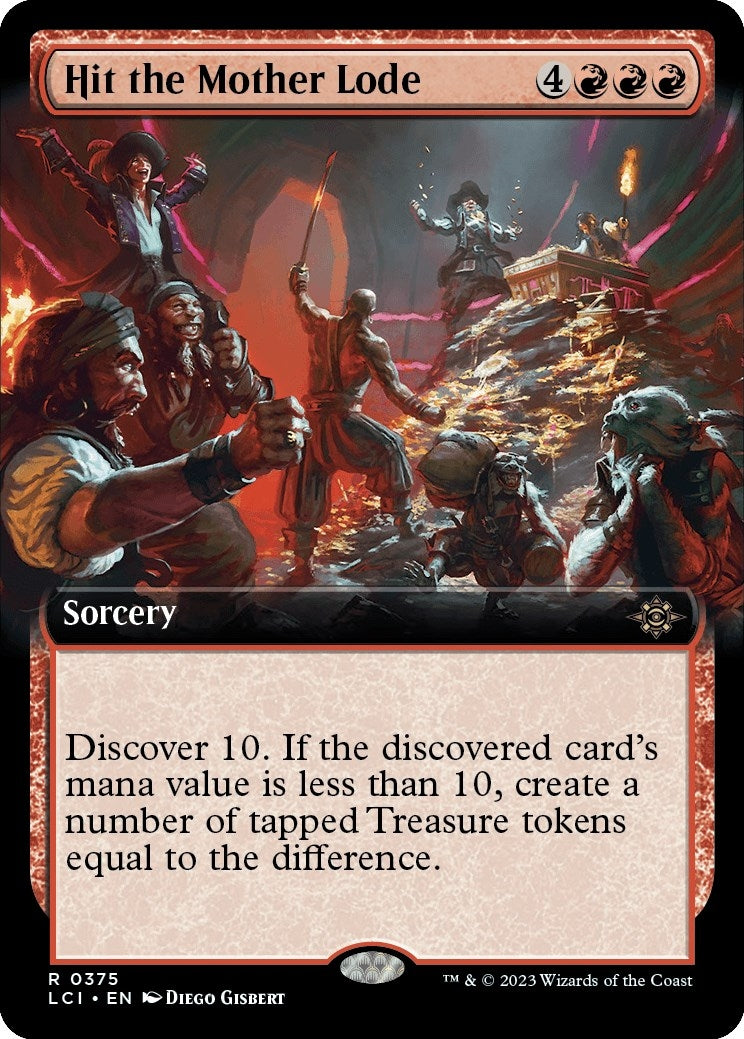 Image for Hit the Mother Lode (Extended Art) (375) (LCI) - Magic: The Gathering