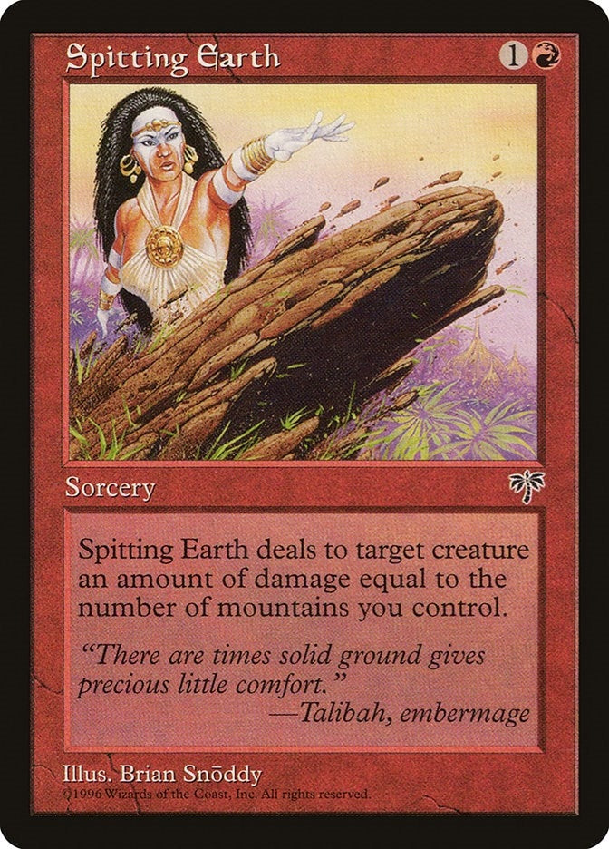 Image for Spitting Earth (MIR) - Magic: The Gathering