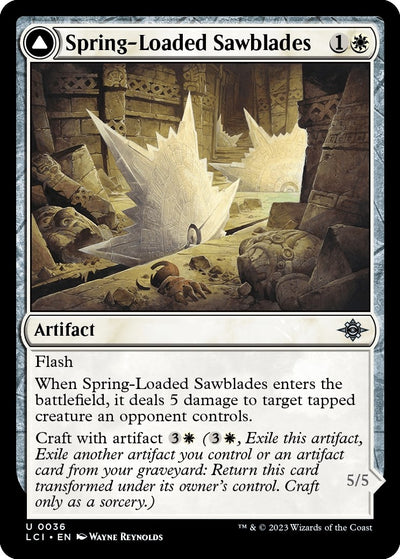 Spring-Loaded Sawblades (36) (LCI)