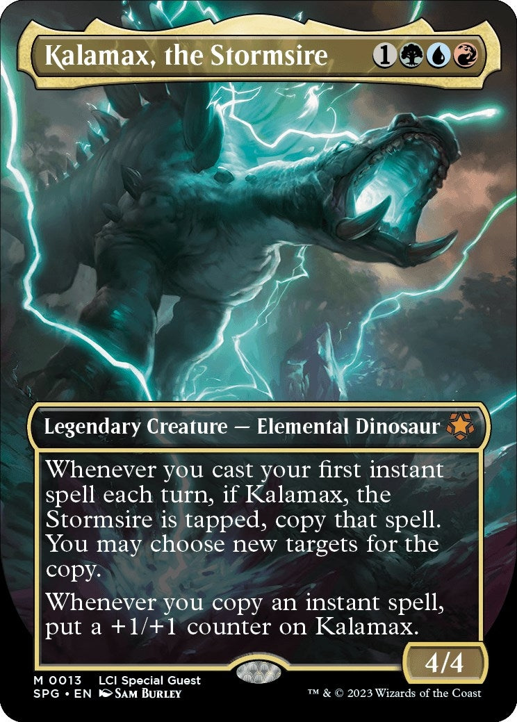 Image for Kalamax, the Stormsire (Borderless) (13) (SPG) - Magic: The Gathering