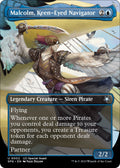 Image for Malcolm, Keen-Eyed Navigator (Borderless) (2) (SPG) - Magic: The Gathering