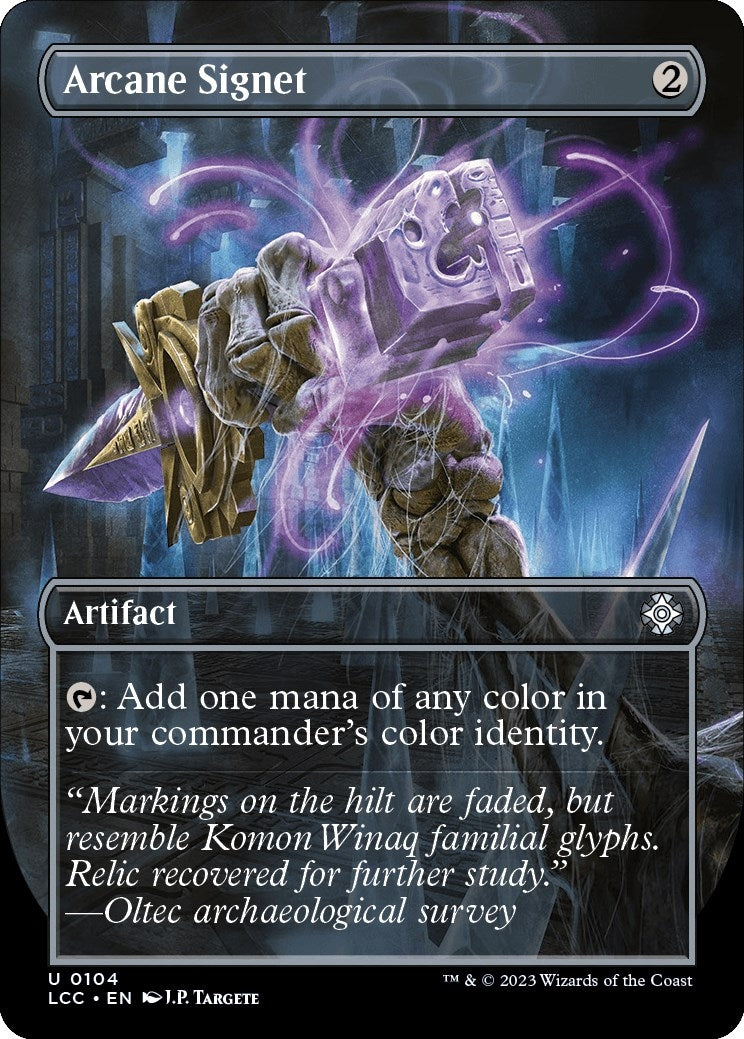 Image for Arcane Signet (Borderless) (104) (LCC) - Magic: The Gathering