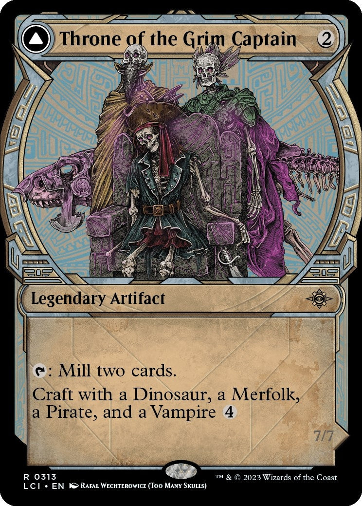 Image for Throne of the Grim Captain (Showcase) (313) (LCI) - Magic: The Gathering