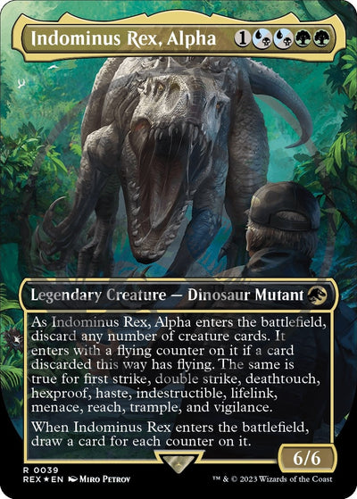 Indominus Rex, Alpha (Borderless) (Emblem) (39) (REX)