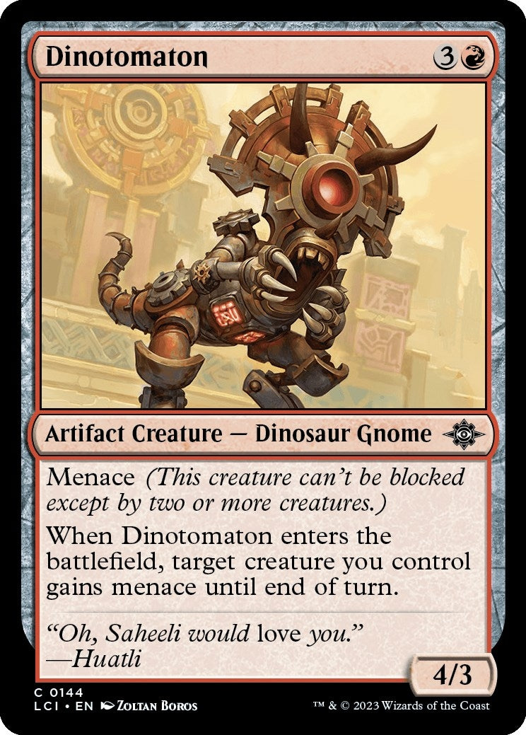 Image for Dinotomaton (144) (LCI) - Magic: The Gathering
