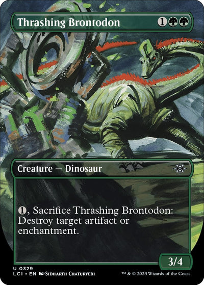 Thrashing Brontodon (Borderless) (329) (LCI)