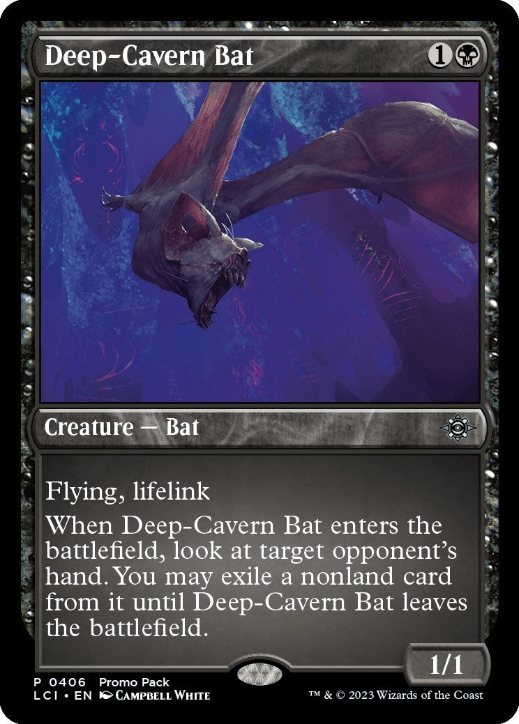 Image for Deep-Cavern Bat (406) (PPLCI) - Magic: The Gathering