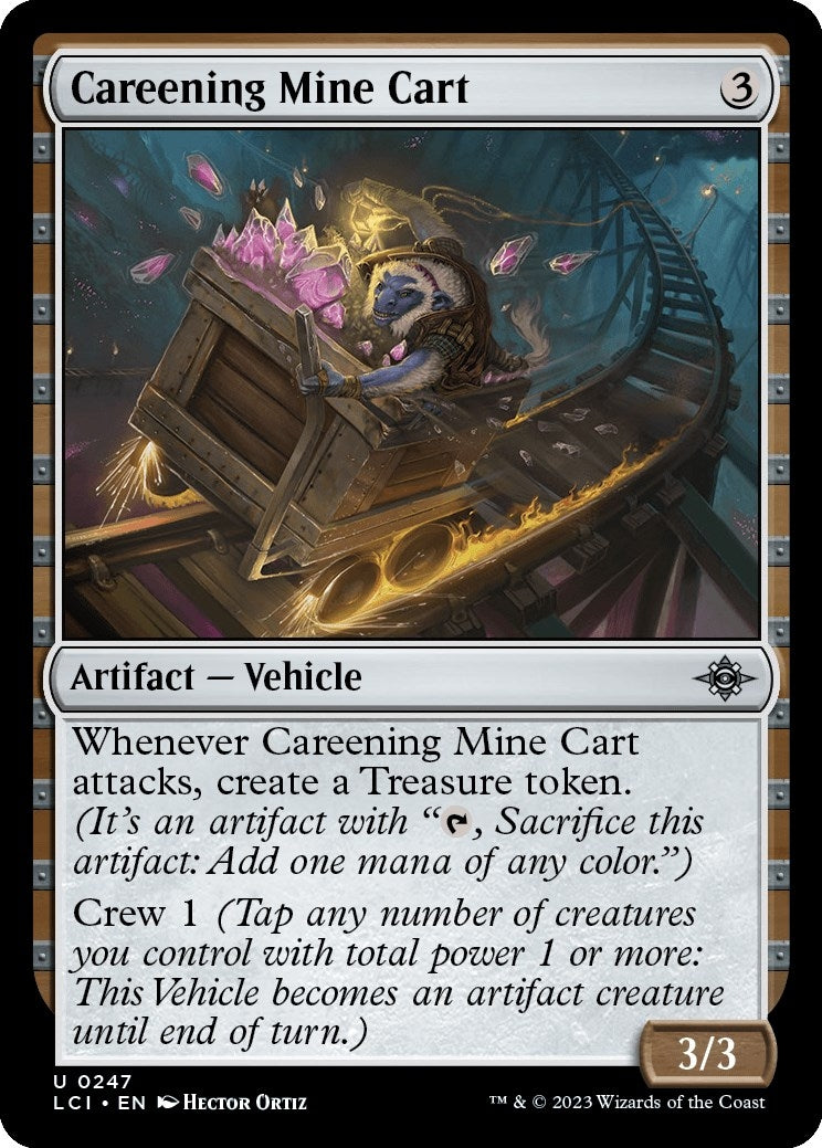 Image for Careening Mine Cart (247) (LCI) - Magic: The Gathering