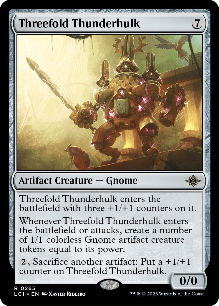 Image for Threefold Thunderhulk (265) (LCI) - Magic: The Gathering