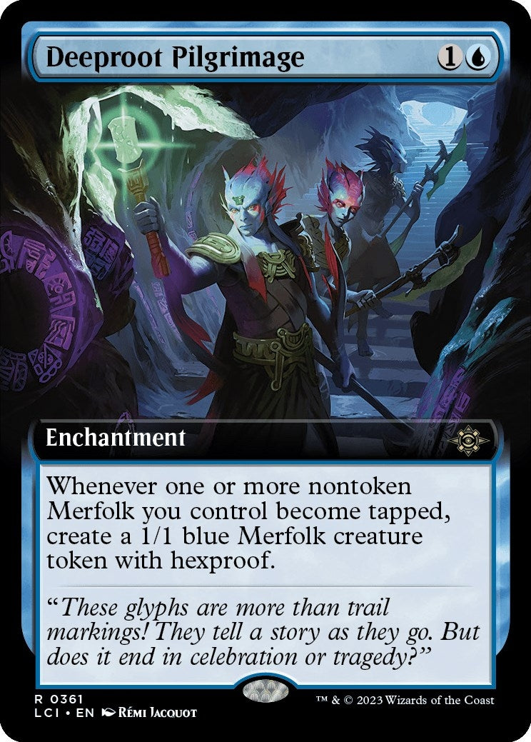 Image for Deeproot Pilgrimage (Extended Art) (361) (LCI) - Magic: The Gathering