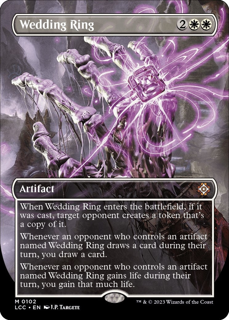 Image for Wedding Ring (Borderless) (102) (LCC) - Magic: The Gathering