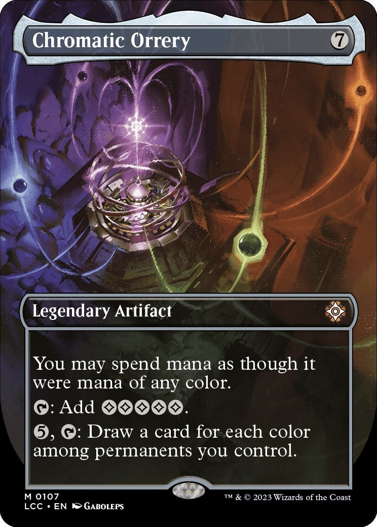 Image for Chromatic Orrery (Borderless) (107) (LCC) - Magic: The Gathering