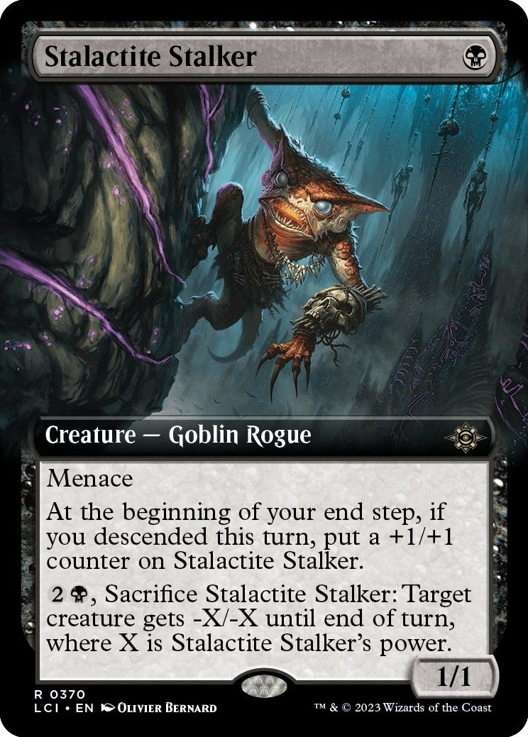 Image for Stalactite Stalker (Extended Art) (370) (LCI) - Magic: The Gathering