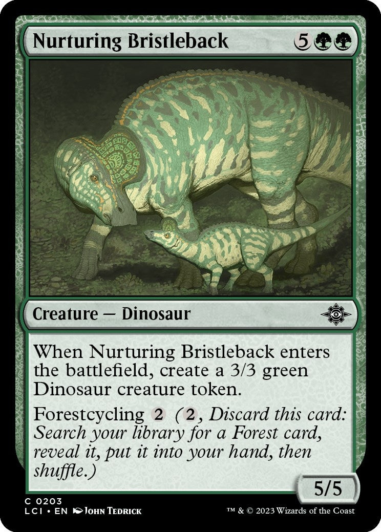Image for Nurturing Bristleback (203) (LCI) - Magic: The Gathering