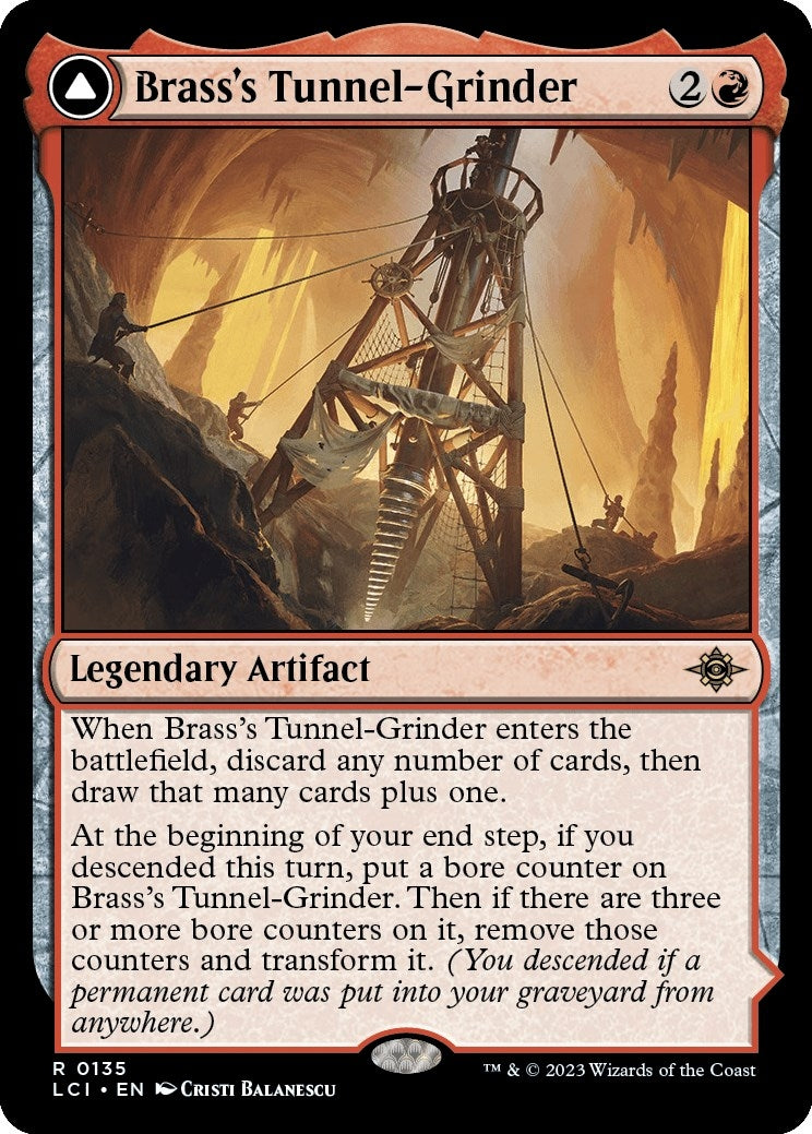 Image for Brass's Tunnel-Grinder (135) (LCI) - Magic: The Gathering