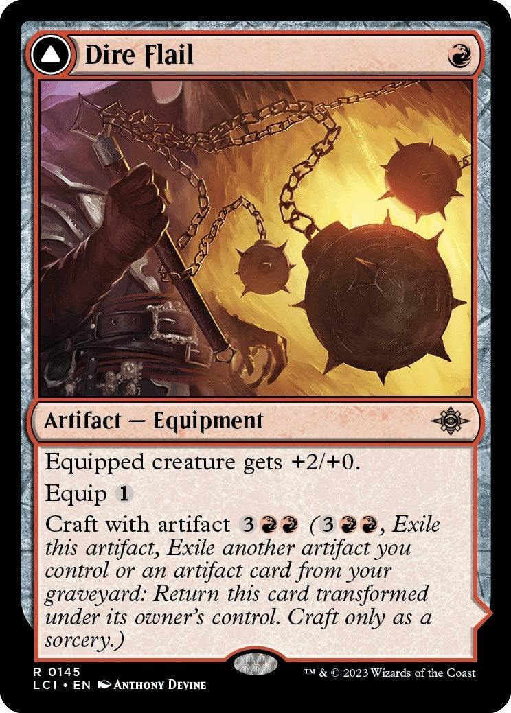 Image for Dire Flail (145) (LCI) - Magic: The Gathering