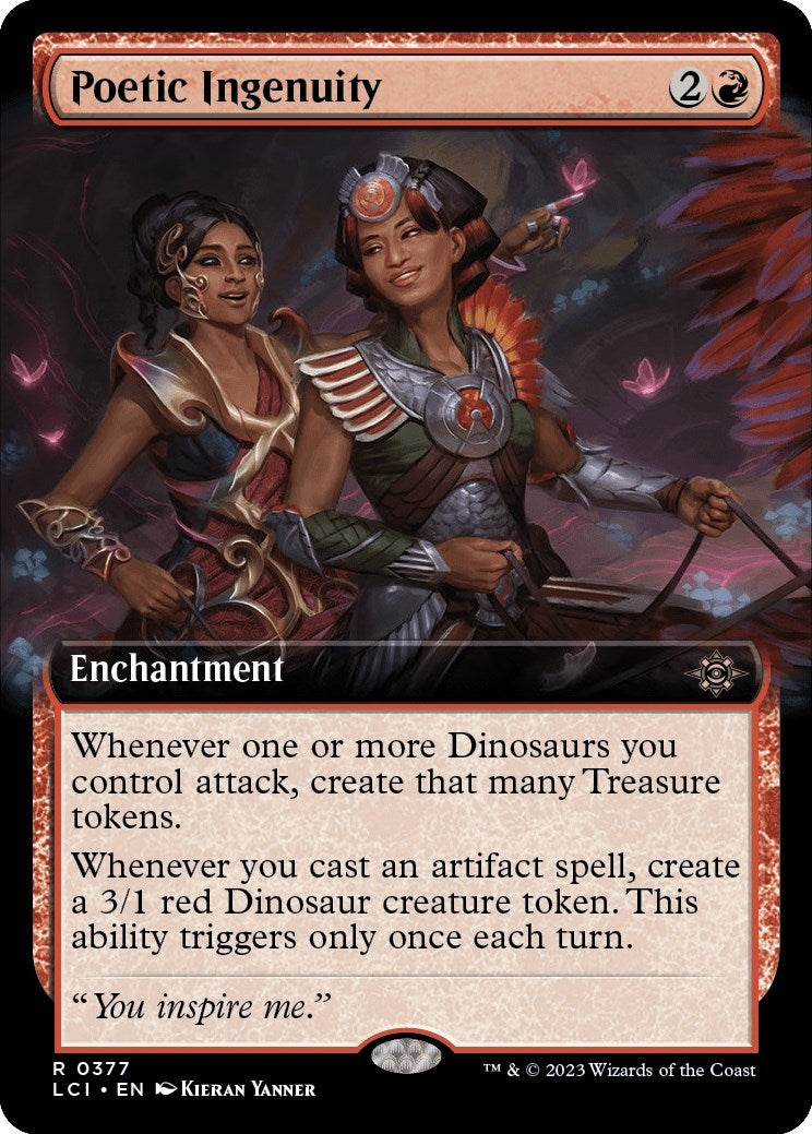 Image for Poetic Ingenuity (Extended Art) (377) (LCI) - Magic: The Gathering