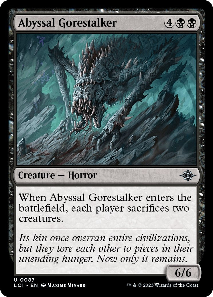Image for Abyssal Gorestalker (87) (LCI) - Magic: The Gathering