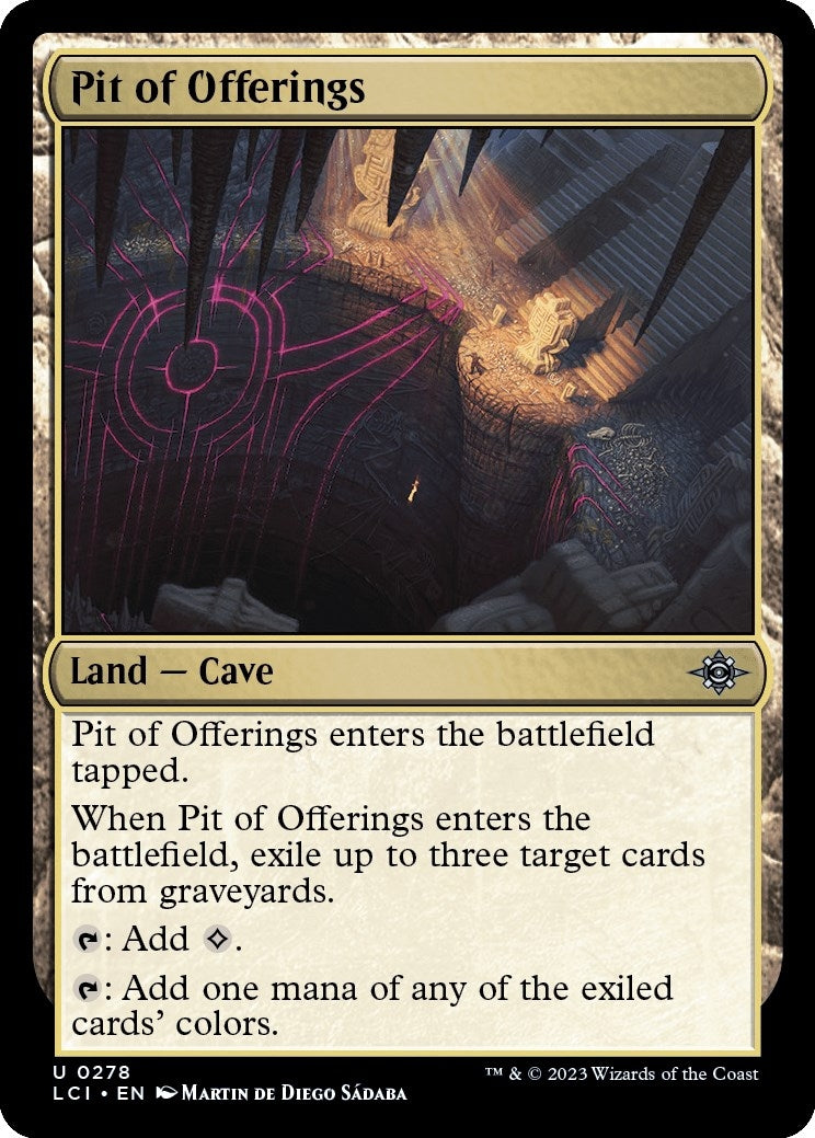 Image for Pit of Offerings (278) (LCI) - Magic: The Gathering