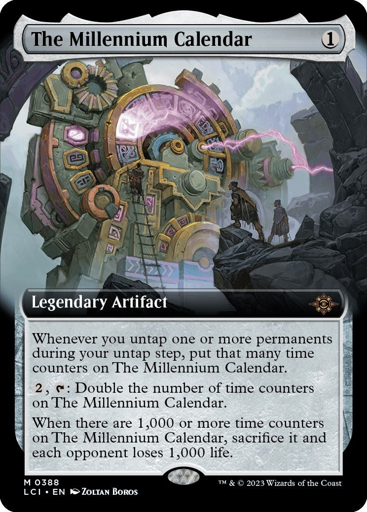 Image for The Millennium Calendar (Extended Art) (388) (LCI) - Magic: The Gathering