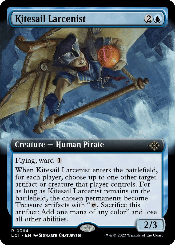 Image for Kitesail Larcenist (Extended Art) (364) (LCI) - Magic: The Gathering