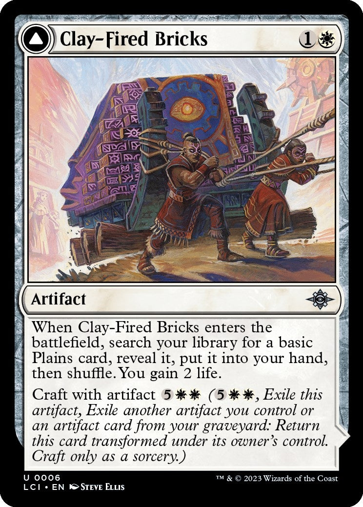 Image for Clay-Fired Bricks (6) (LCI) - Magic: The Gathering
