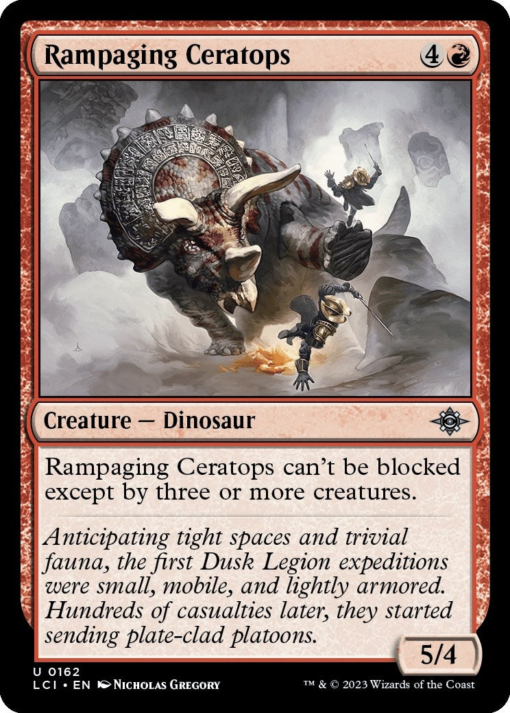 Image for Rampaging Ceratops (162) (LCI) - Magic: The Gathering