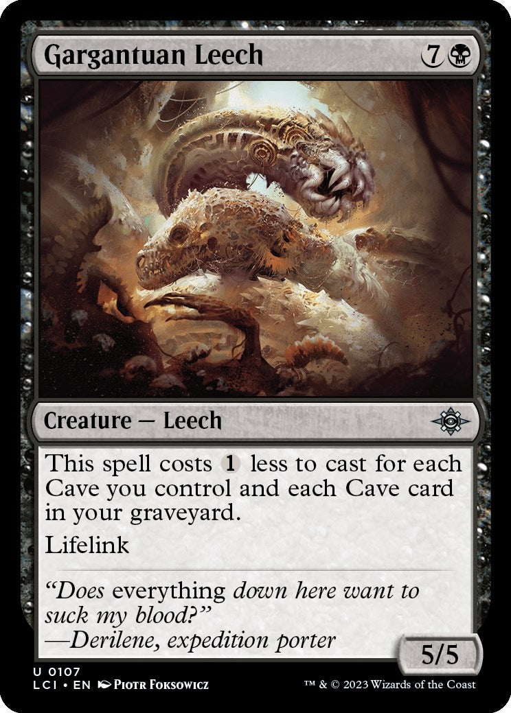 Image for Gargantuan Leech (107) (LCI) - Magic: The Gathering