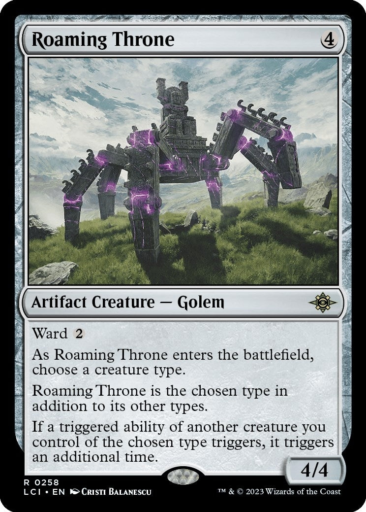 Image for Roaming Throne (258) (LCI) - Magic: The Gathering