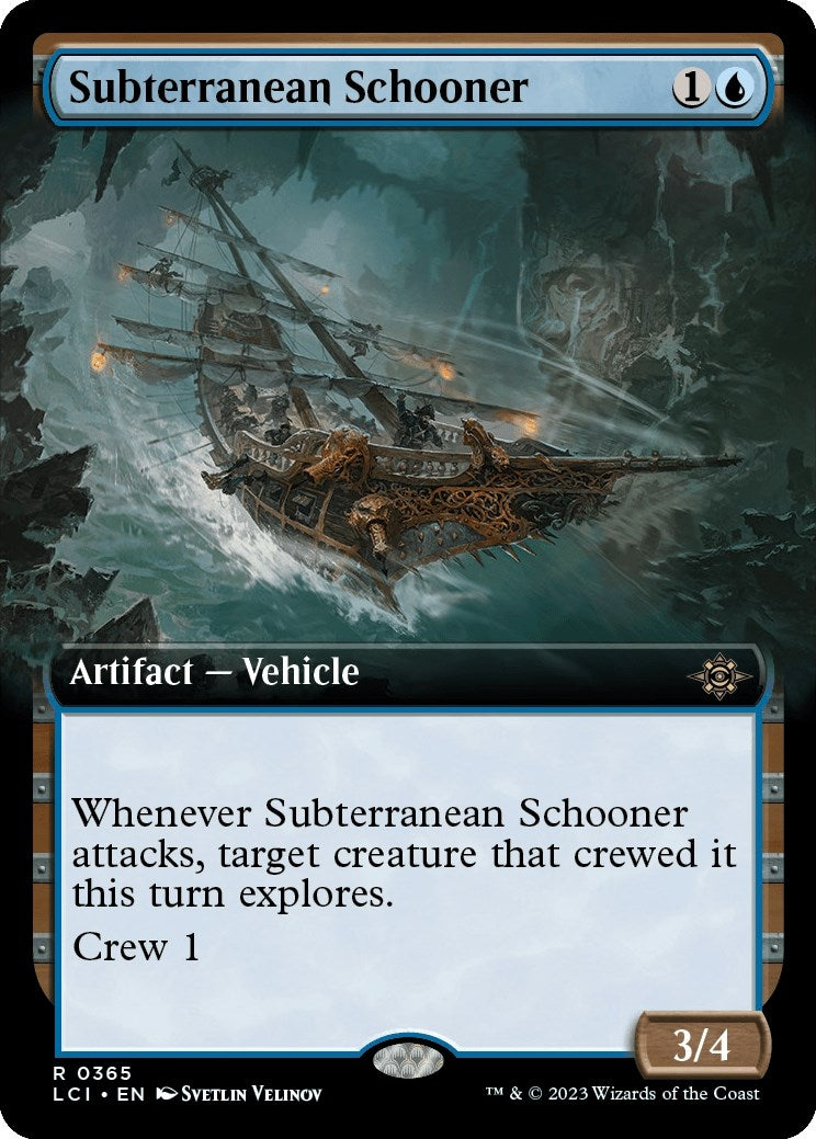 Image for Subterranean Schooner (Extended Art) (365) (LCI) - Magic: The Gathering