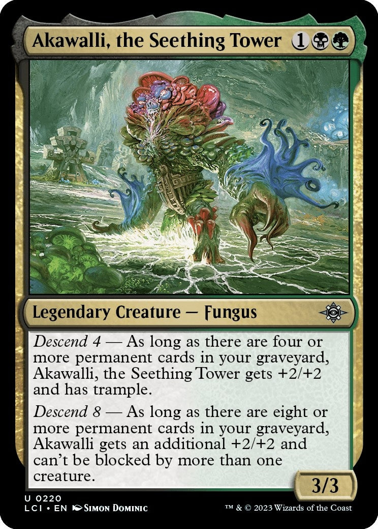 Image for Akawalli, the Seething Tower (220) (LCI) - Magic: The Gathering