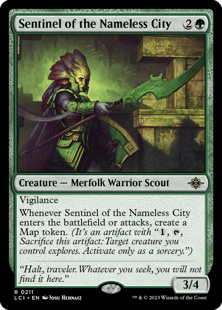 Image for Sentinel of the Nameless City (211) (LCI) - Magic: The Gathering