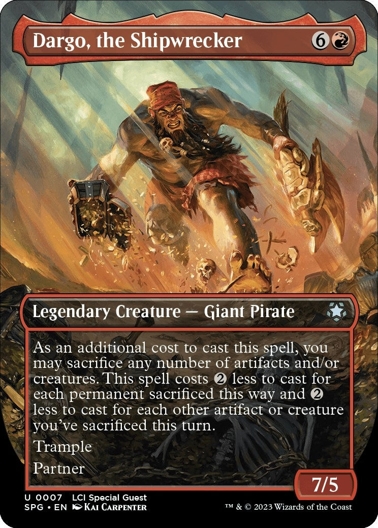Image for Dargo, the Shipwrecker (Borderless) (7) (SPG) - Magic: The Gathering