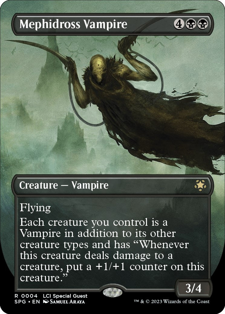 Image for Mephidross Vampire (Borderless) (4) (SPG) - Magic: The Gathering