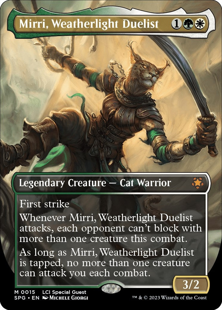 Image for Mirri, Weatherlight Duelist (Borderless) (15) (SPG) - Magic: The Gathering