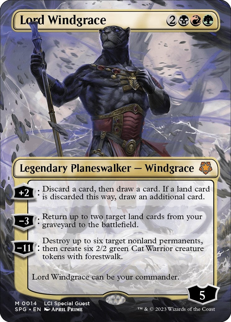 Image for Lord Windgrace (Borderless) (14) (SPG) - Magic: The Gathering