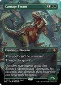Image for Carnage Tyrant (Borderless) (10) (SPG) - Magic: The Gathering