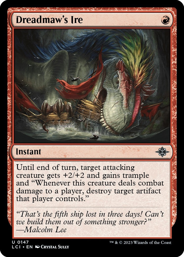 Image for Dreadmaw's Ire (147) (LCI) - Magic: The Gathering