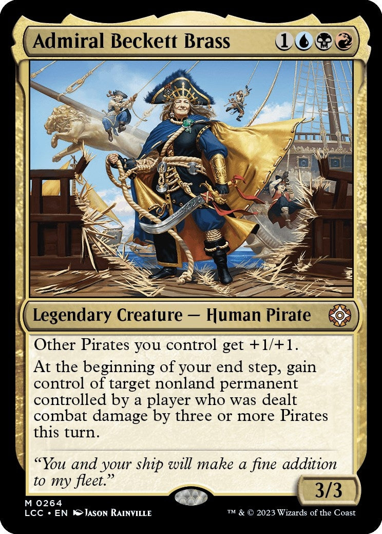 Image for Admiral Beckett Brass (264) (LCC) - Magic: The Gathering