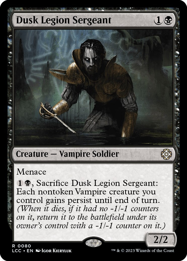 Image for Dusk Legion Sergeant (80) (LCC) - Magic: The Gathering