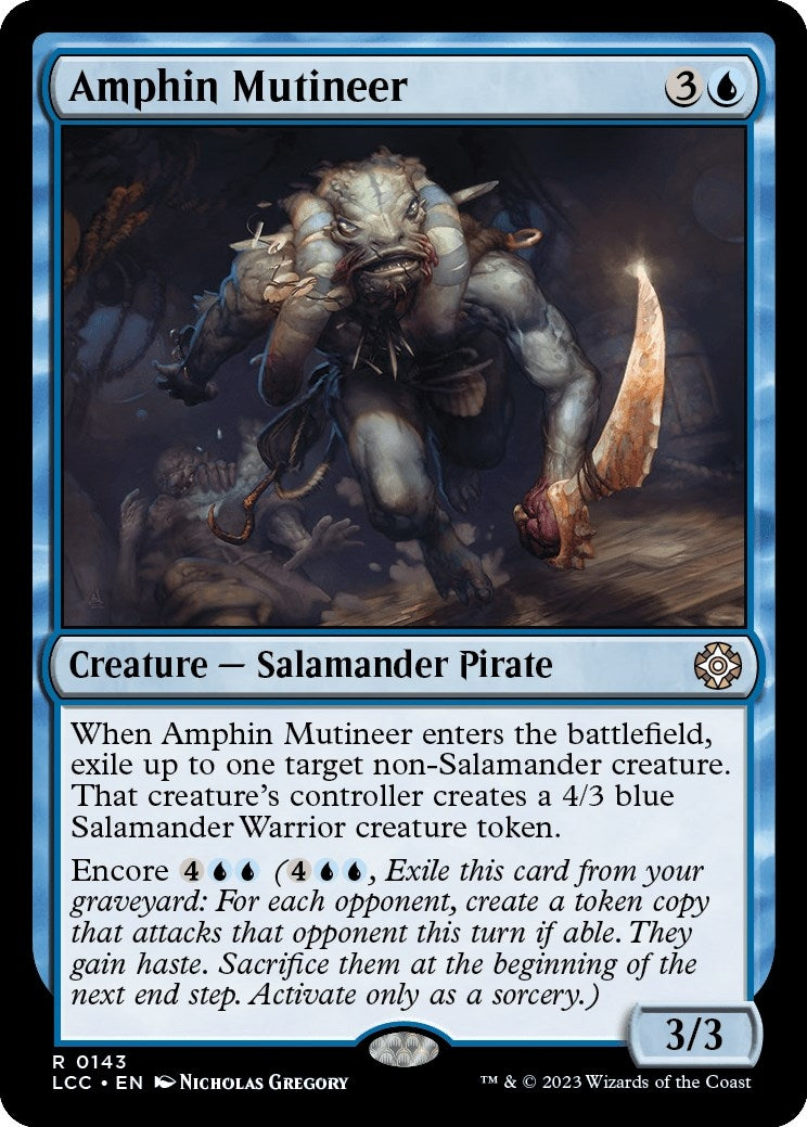 Image for Amphin Mutineer (143) (LCC) - Magic: The Gathering