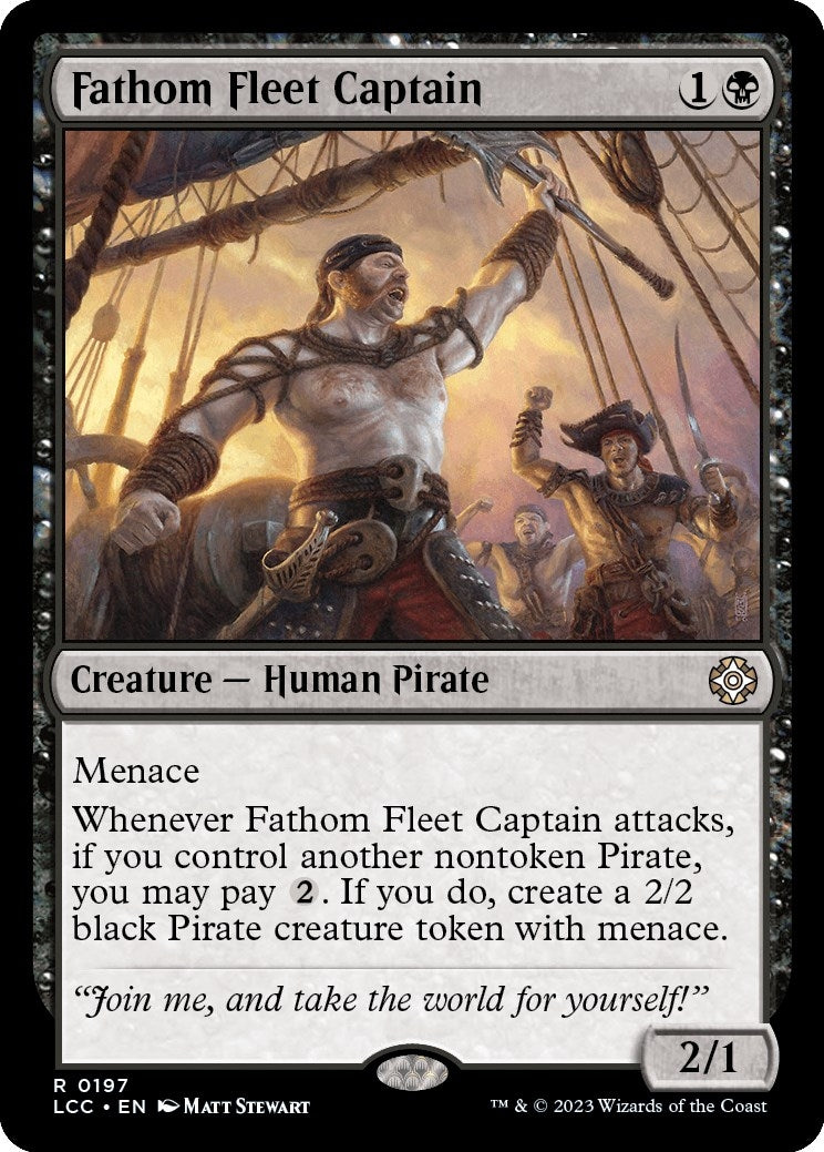 Image for Fathom Fleet Captain (197) (LCC) - Magic: The Gathering