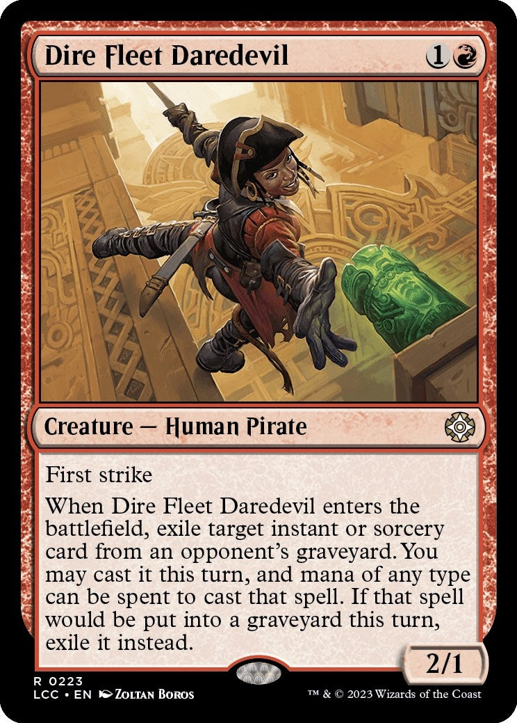 Image for Dire Fleet Daredevil (223) (LCC) - Magic: The Gathering