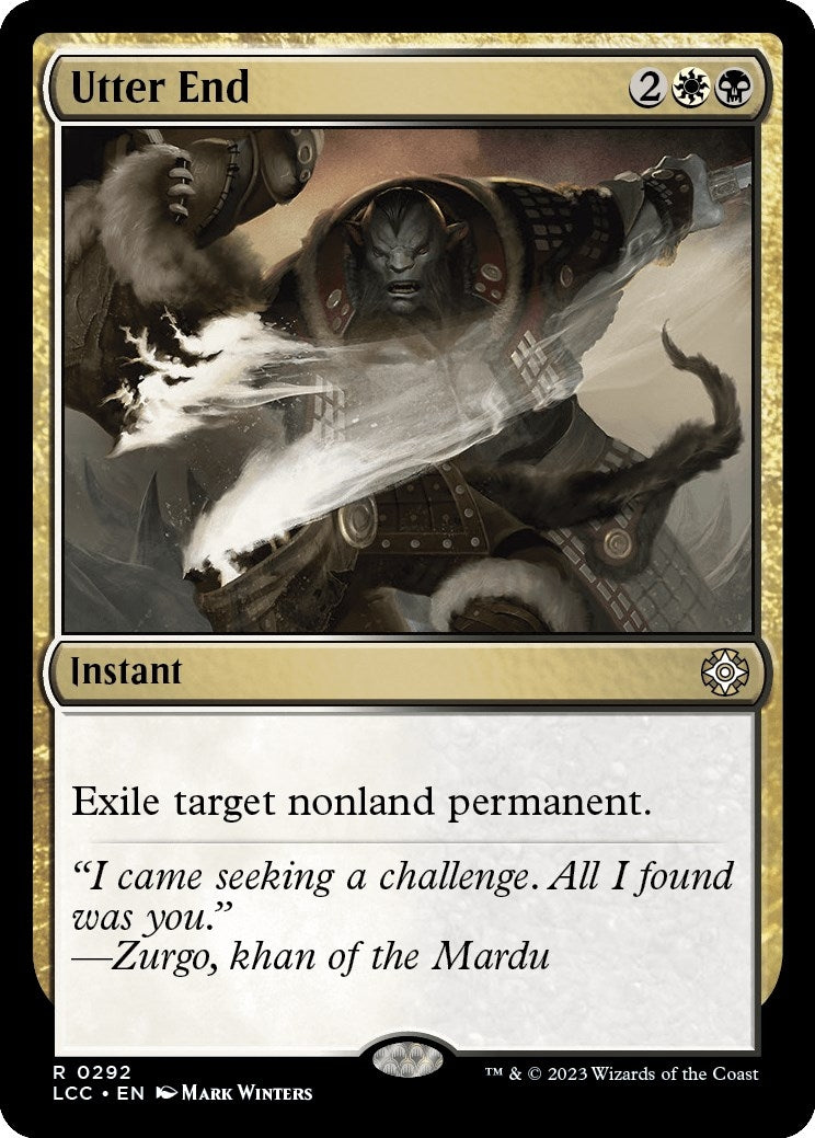 Image for Utter End (292) (LCC) - Magic: The Gathering