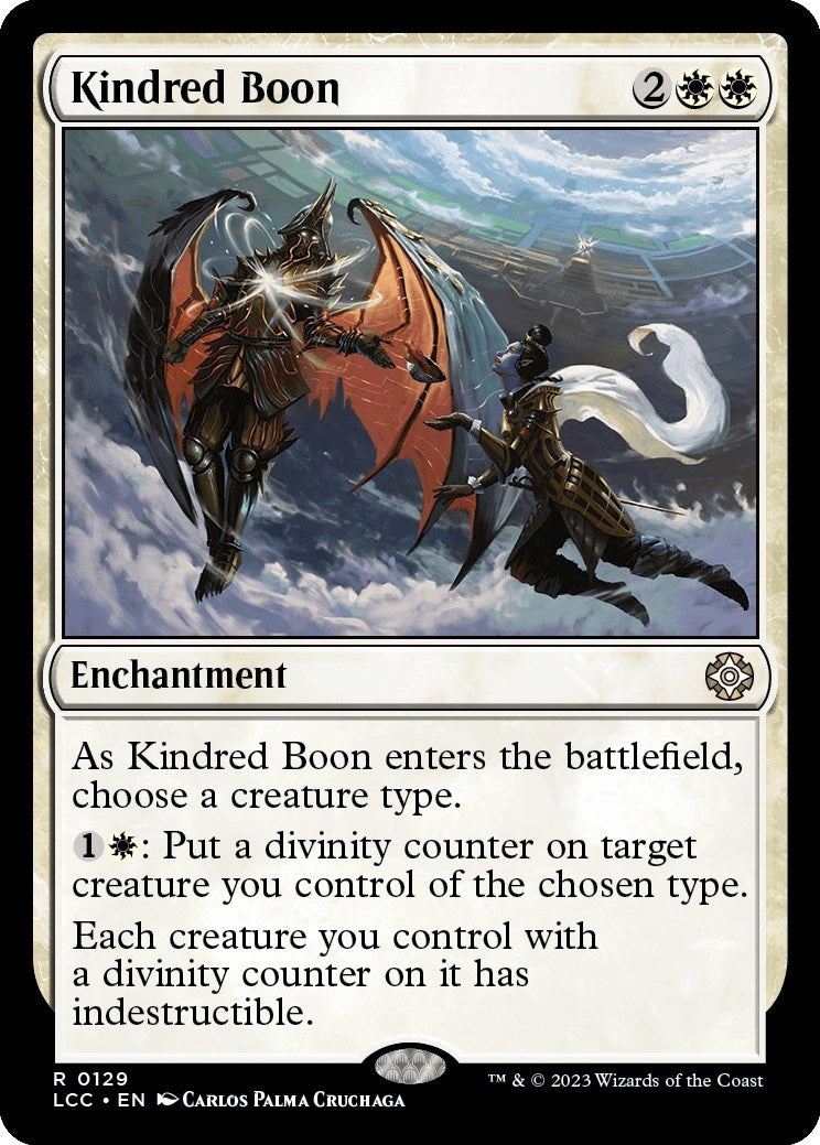 Image for Kindred Boon (129) (LCC) - Magic: The Gathering