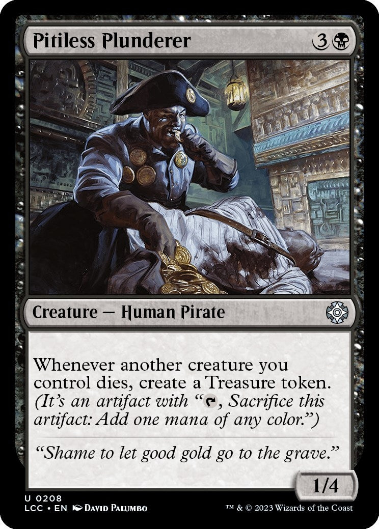 Image for Pitiless Plunderer (208) (LCC) - Magic: The Gathering