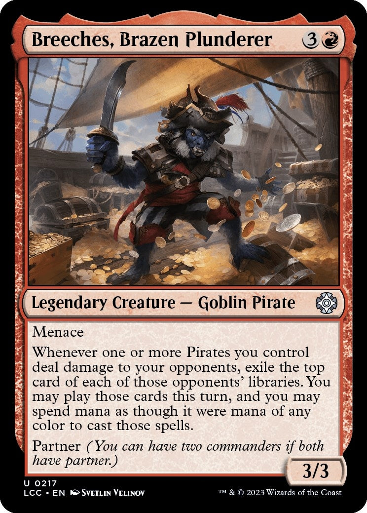Image for Breeches, Brazen Plunderer (217) (LCC) - Magic: The Gathering