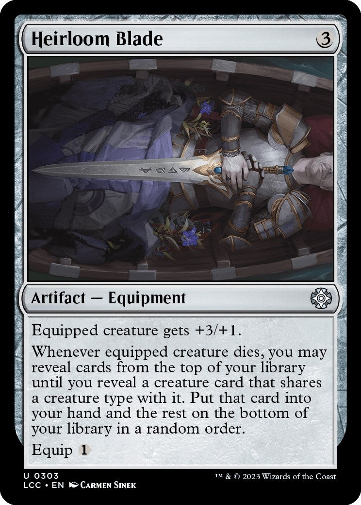 Image for Heirloom Blade (303) (LCC) - Magic: The Gathering