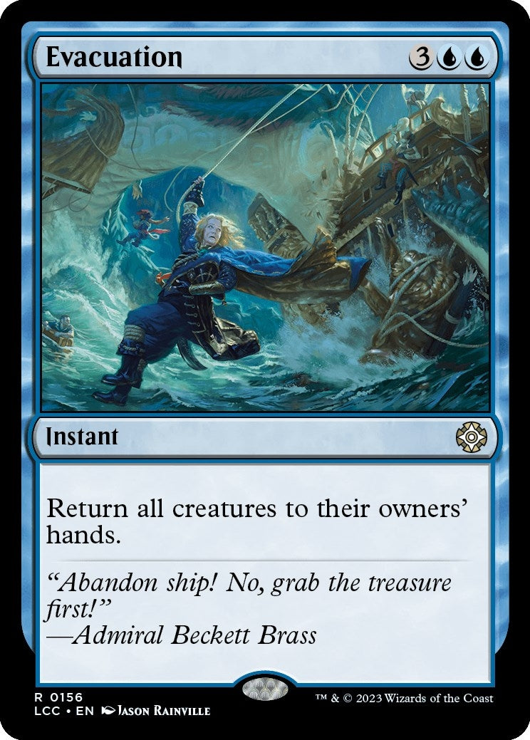 Image for Evacuation (156) (LCC) - Magic: The Gathering